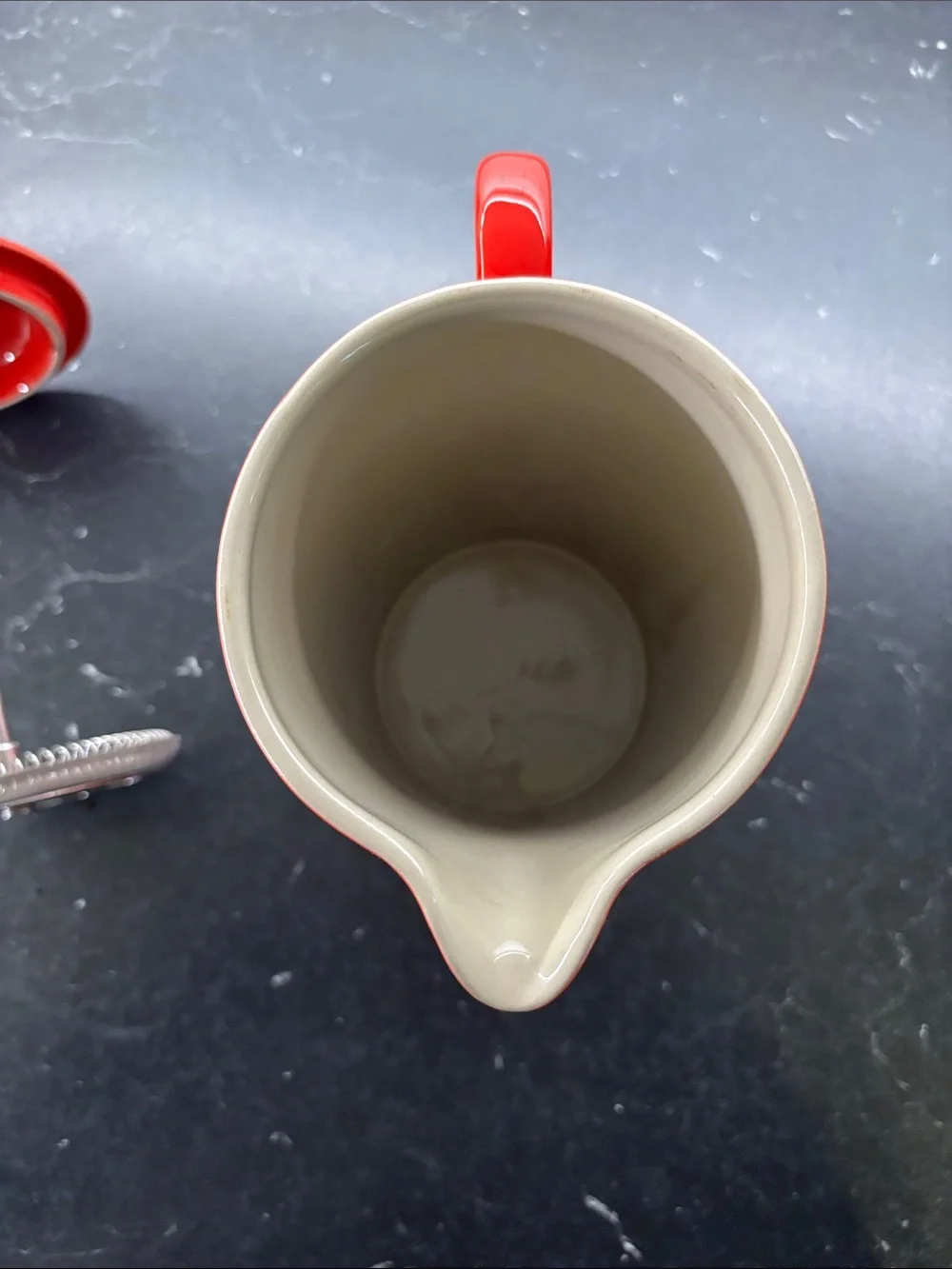 Le Creuset Red Ceramic French Press Coffee Maker